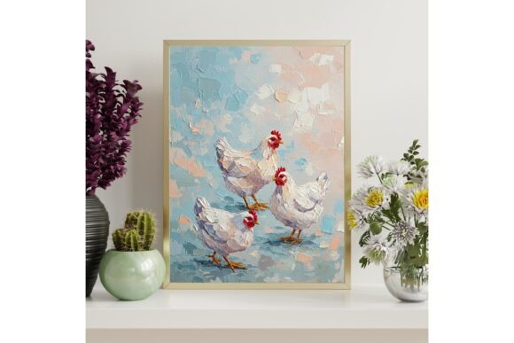 Chicken Wall Art Printable Decor