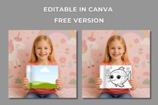 Children’s Book Mockup - Canva Mockup Graphic by HootyOwl · Creative ...