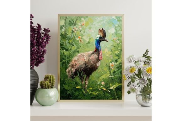 Exotic Cassowary Printable Wall Art