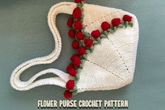 Flowers Tote Bag Crochet Pattern - free crochet bag pattern