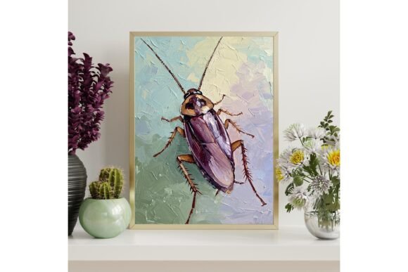 Funny Cockroach Printable Wall Art