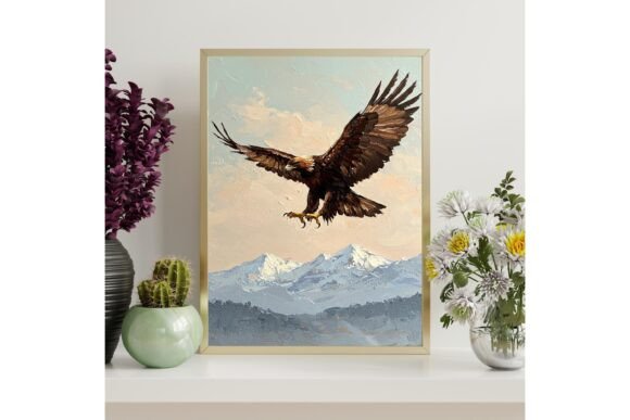 Golden Eagle Printable Wall Art