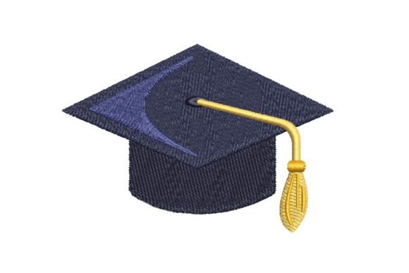 Graduation Cap with Gold Tassel