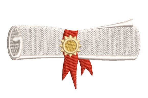Graduation Diploma Scroll