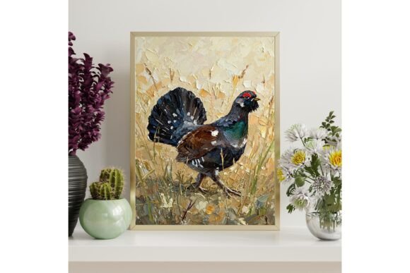 Grouse Bird Printable Wall Art - Decor