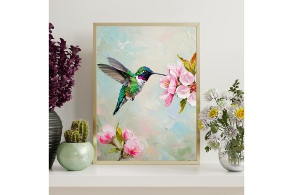Hummingbird Printable Wall Art Decor