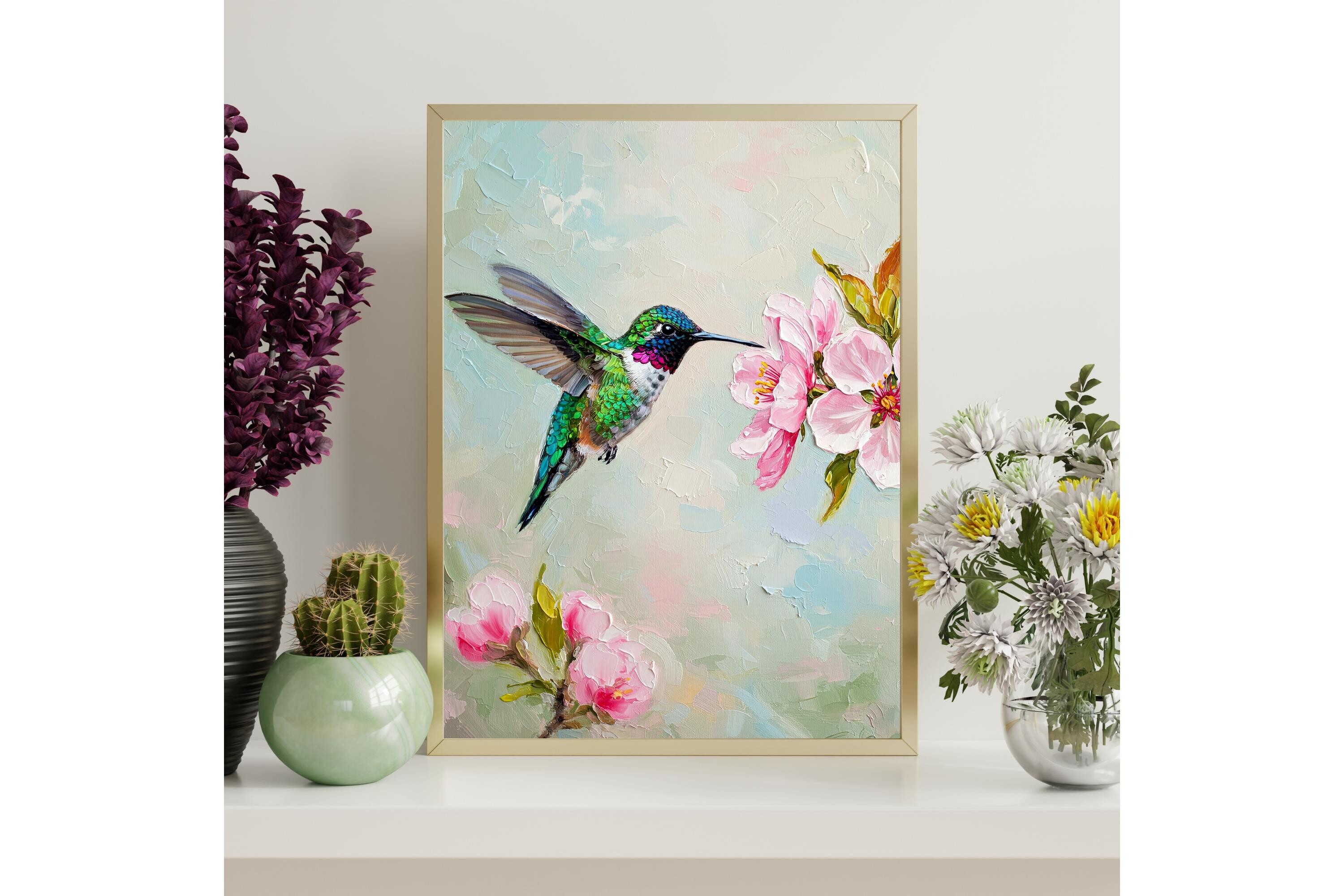 Hummingbird Printable Wall Art Decor