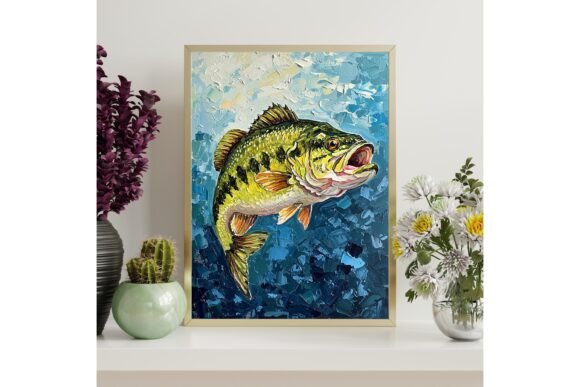 Largemouth Bass Printable Wall Art