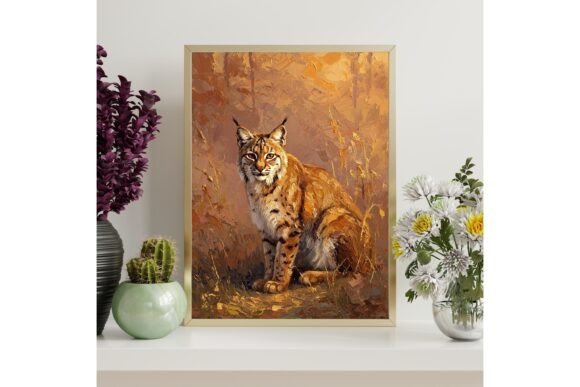 Lynx Cat Printable Wall Art