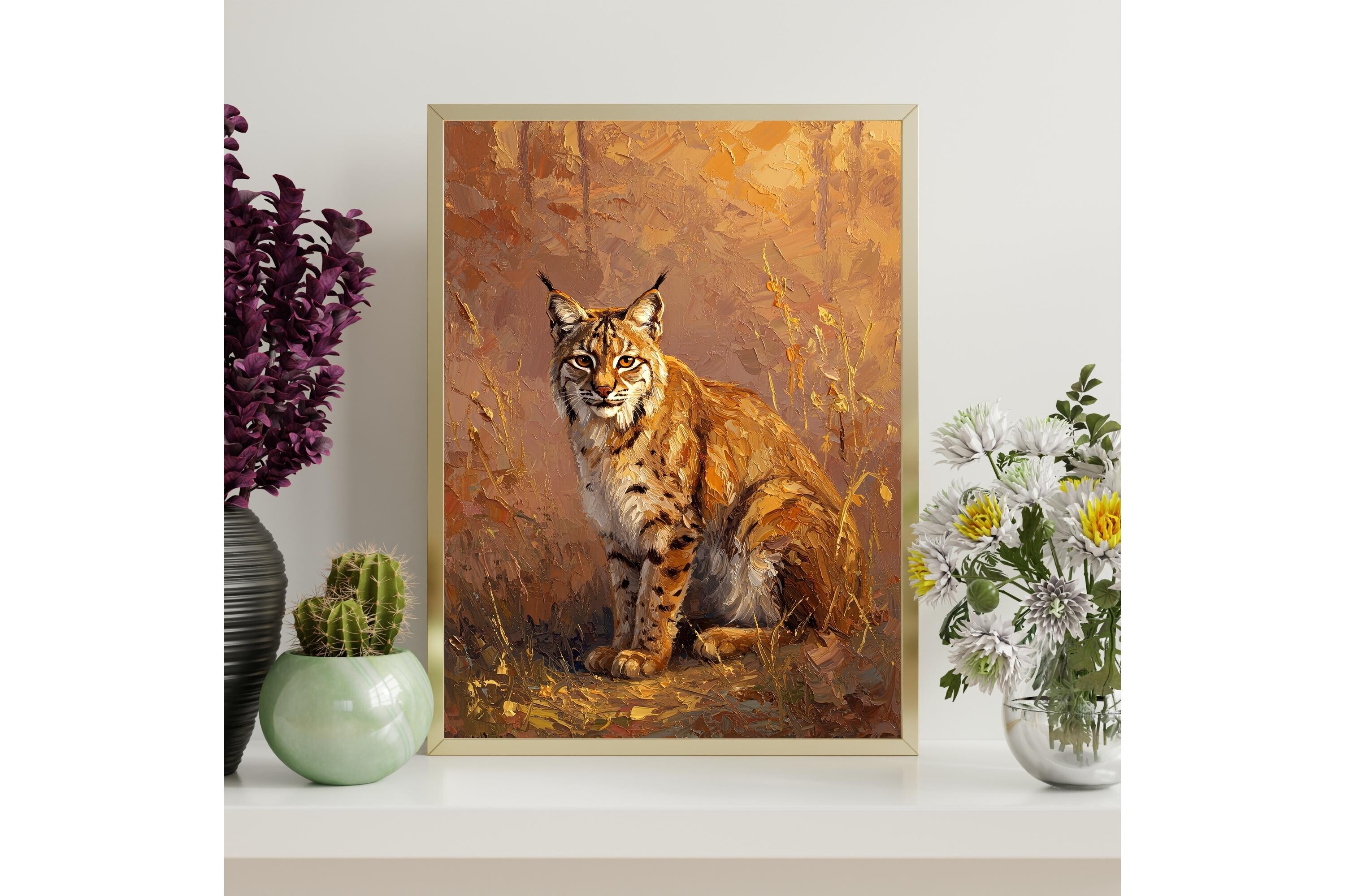 Lynx Cat Printable Wall Art