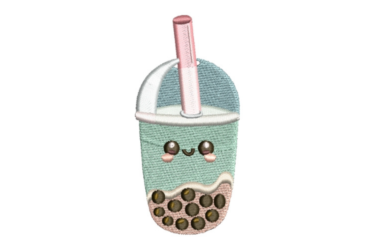 Melon Boba Cutie · Creative Fabrica