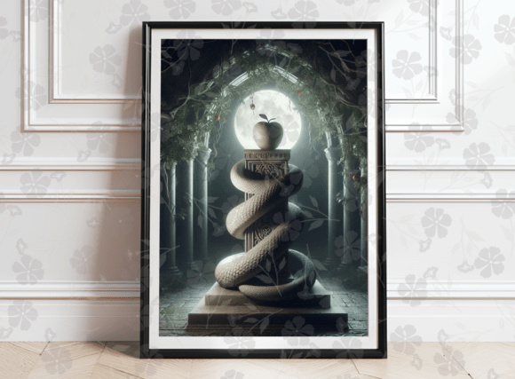Mystical Snake Wall Art Set Bundle of 3