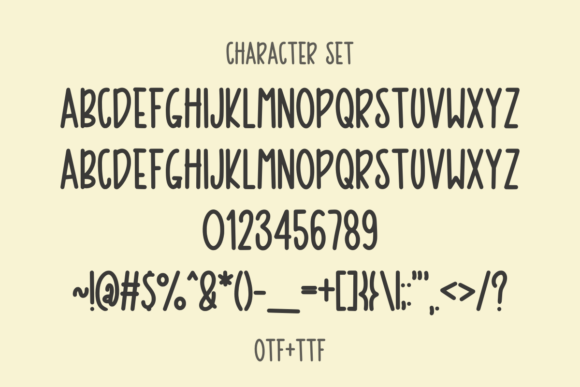Paper Stars Font PNG with transparent background - Preview 5