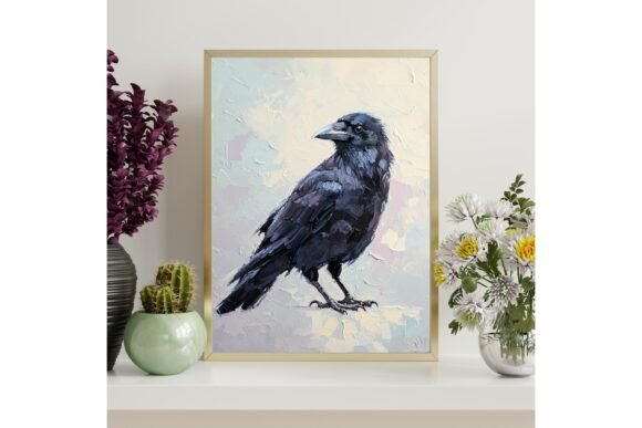 Raven Bird Printable Wall Art