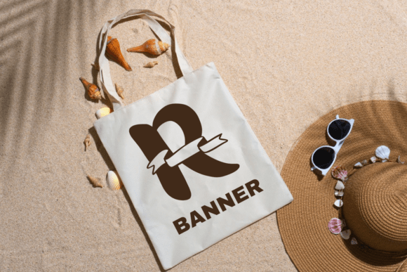 Retro Banner Font PNG with transparent background - Preview 5