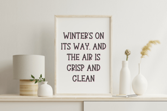 Season White Font PNG with transparent background - Preview 5