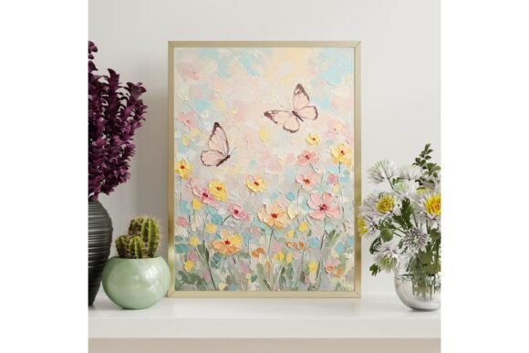 Spring Butterflies Wall Art Print