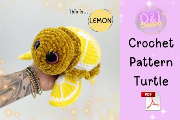 Turtle Custom Crochet PAttern Amigurumi