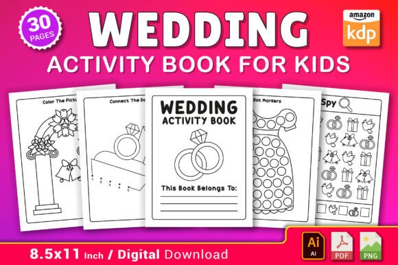 Wedding Activity Book for Kids