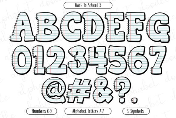 Back to School Font - Preview 6