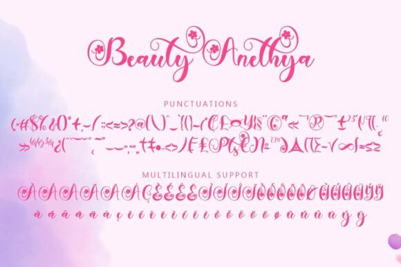 Beauty Anethya Font - Preview 5
