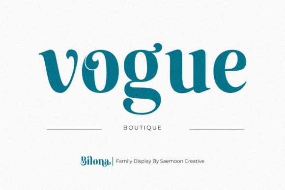 Bilona Font PNG with transparent background - Preview 2