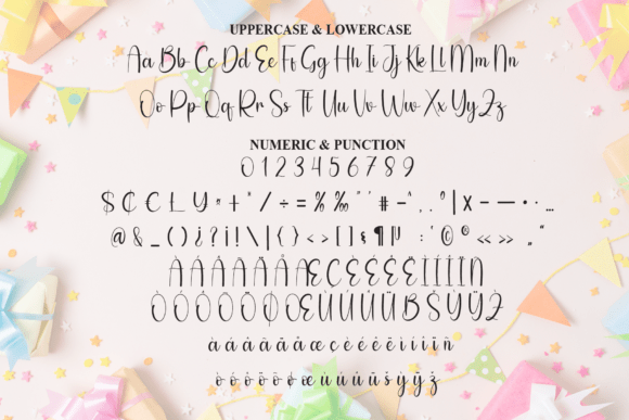 Birthday Font - Preview 6