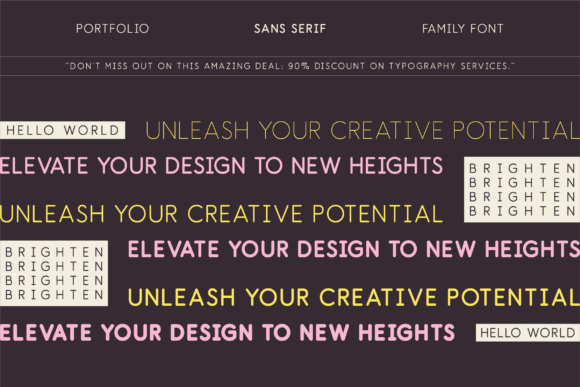 Brighten Rounded Font - Preview 4