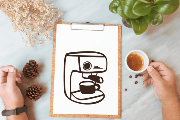 Cafe Coffee Doodle Font - Preview 5