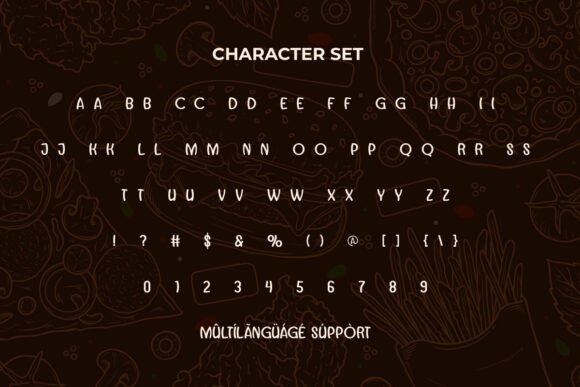 Caramel Burger Font - Preview 6