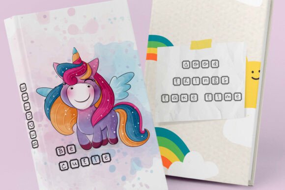 Cute Keyboard Font PNG with transparent background - Preview 1