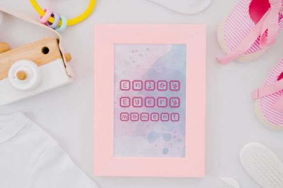 Cute Keyboard Font PNG with transparent background - Preview 4