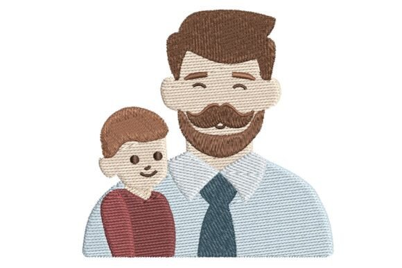 Dad and Child Portrait