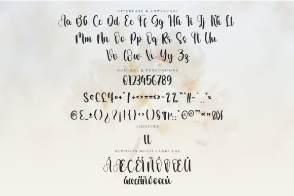 Family Reunion Font PNG with transparent background - Preview 5