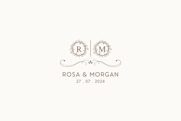 Flora Circle Monogram Font - Preview 1