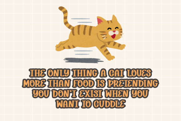 Funny Cat Font font preview - 1