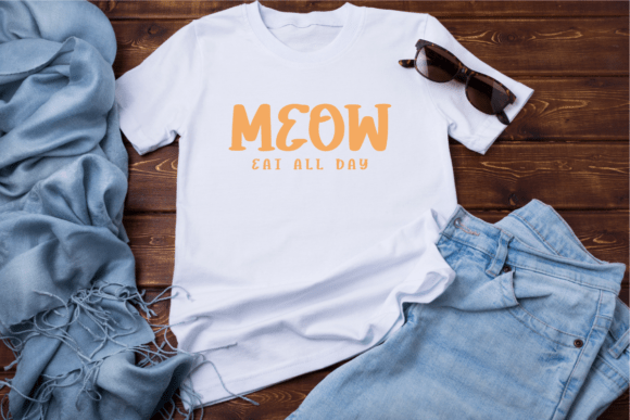 Funny Cat Font font preview - 3