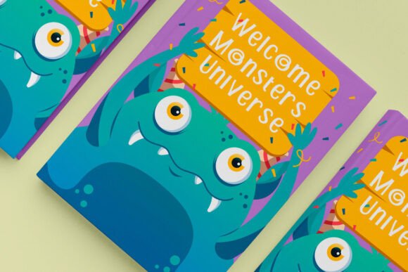 Funny Monster Font PNG with transparent background - Preview 2