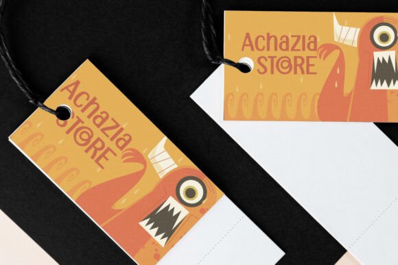 Funny Monster Font PNG with transparent background - Preview 4