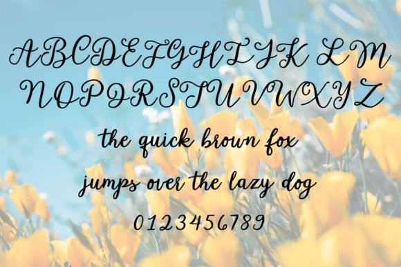 Garden Whimsy Font - Preview 1