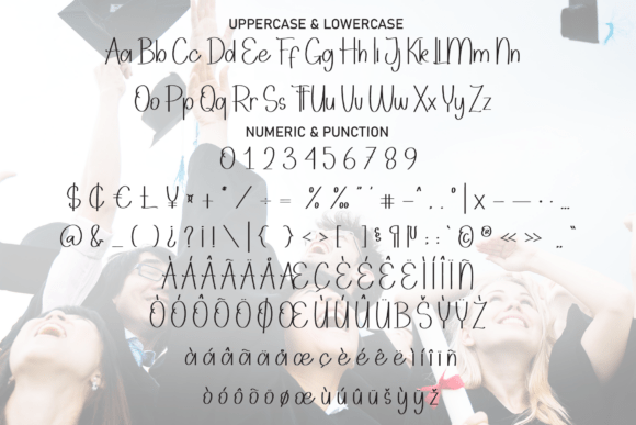 Graduation Font - Preview 6