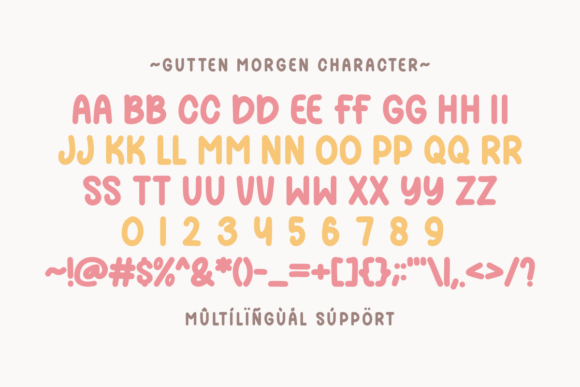 Gutten Morgen Font - Preview 2