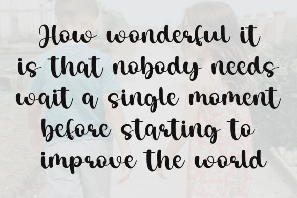 Handwork Font - Preview 1