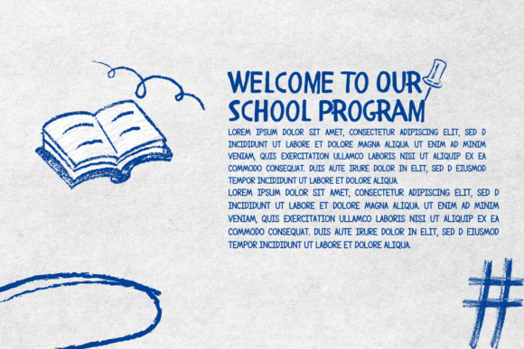Happy Teacher Font PNG with transparent background - Preview 4
