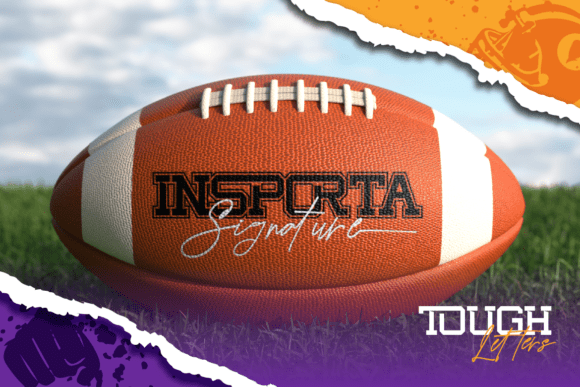 Insporta Signature Font PNG with transparent background - Preview 4
