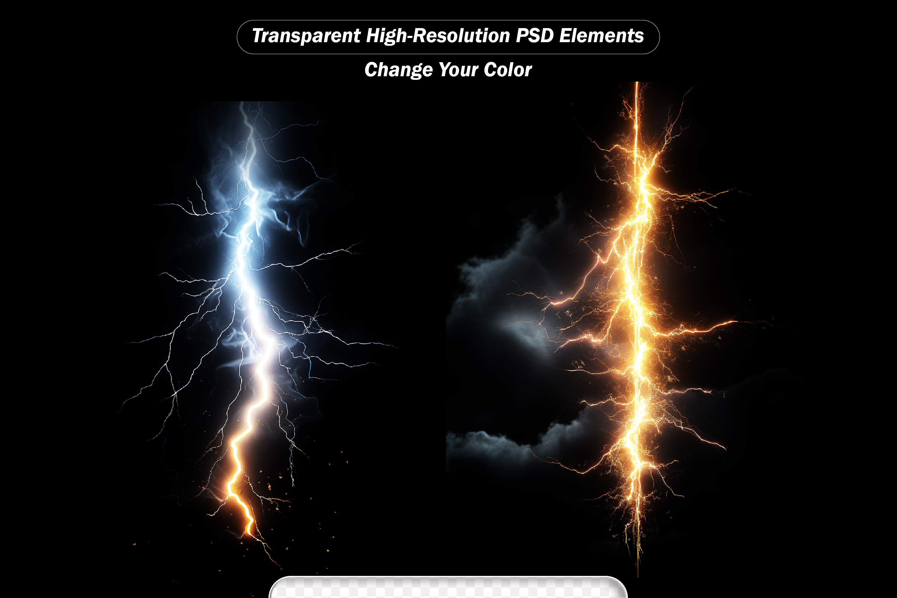 Lightning Flash Light Thunder Spark Graphic by msviewbd · Creative Fabrica