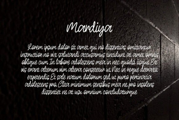 Mardiya Font PNG with transparent background - Preview 2