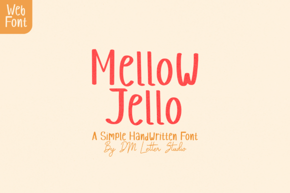 Mellow Jello Font PNG with transparent background - Preview 1