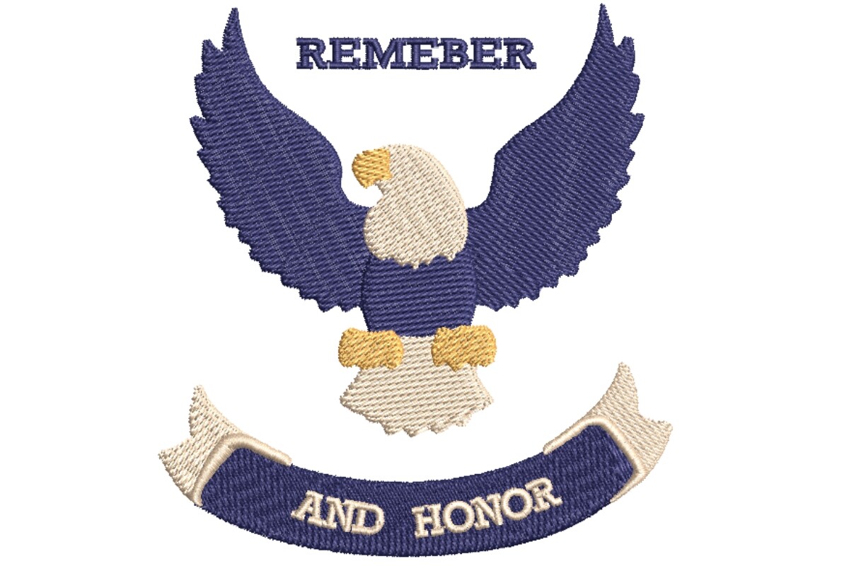 Memorial Day Eagle - Remember and Honor