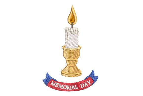 Memorial Day Remembrance Candle